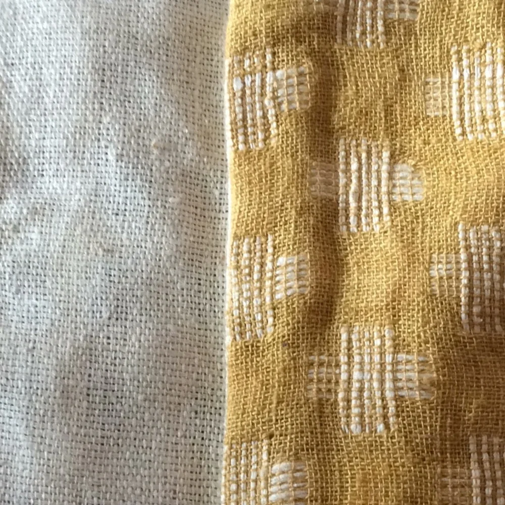 West Elm 2 small silk cushion covers new